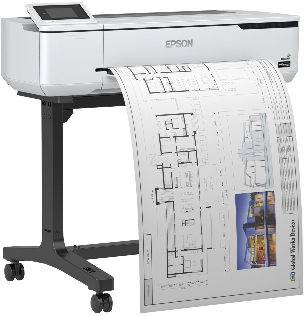 Plotter Epson Surecolor Sc-T3100 A1 24\11/ 2400ppp/ 1gb/ Usb/ Red/ Wifi/ Wifi Direct/ Pedestal