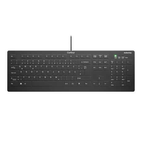 EAN 7061113207109 - Contour Design Active Key AK-C8112 teclado Médico USB QWERTZ Alemán Negro imagen 1