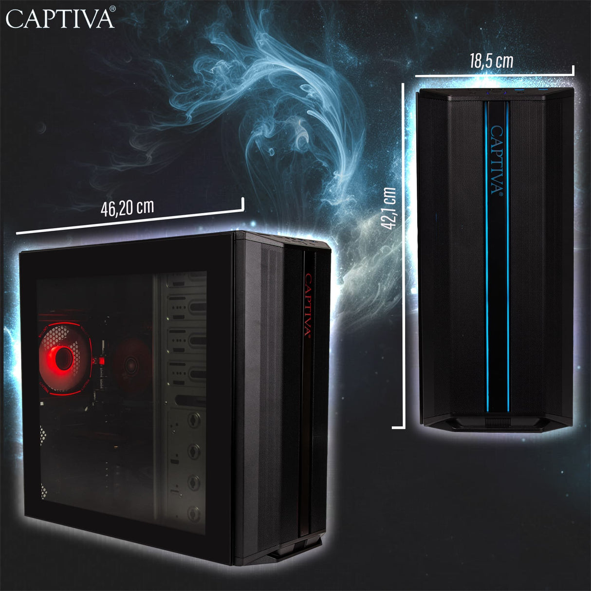 EAN 4046373927151 - CAPTIVA 92715 PCs/estación de trabajo AMD Ryzen™ 5 5500 16 GB DDR4-SDRAM 1 TB SSD NVIDIA GeForce RTX 5060 imagen 5