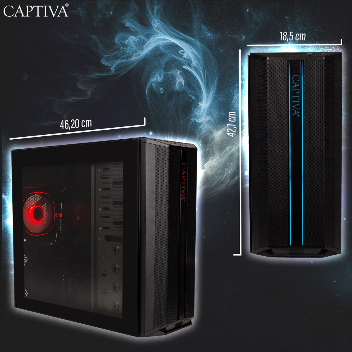 Captiva Advanced Gaming Pc R92-718 Amd Ryzen 5 5500 - Amd R5 - 3,6 Ghz