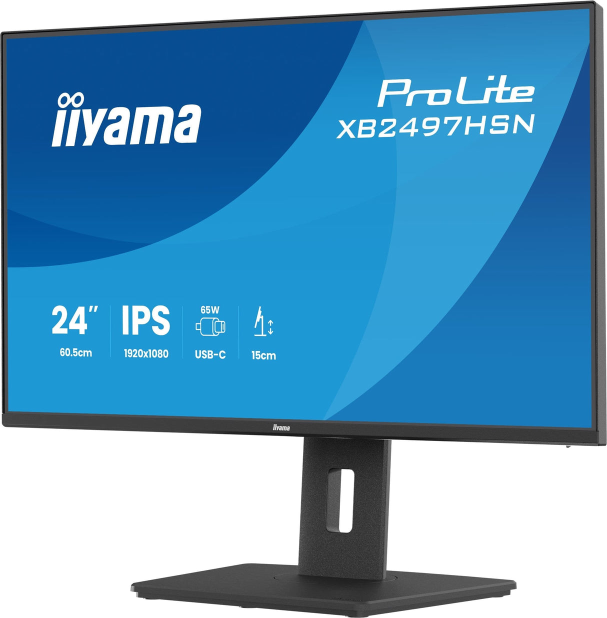 Monitor Led Iiyama Prolite Xb2497hsn-B1  24" (23.8" Visible) 1920 X 1080 Full Hd (1080p) @ 100 Hz Ips 350 Cd/M² 1500:1 1 Ms 2xhdmi 2xdisplayport Altavoces Mate Negro