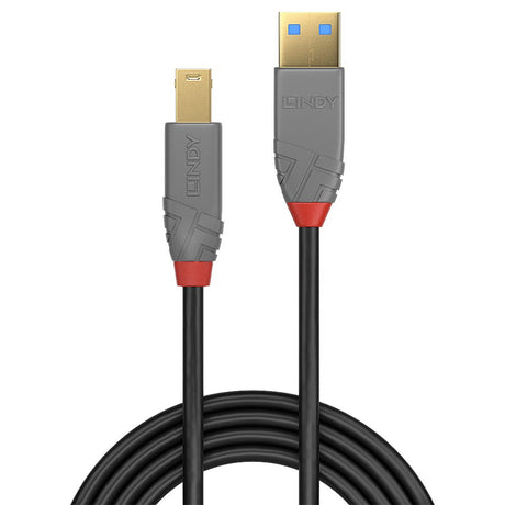 EAN 4002888367424 - Lindy 36742 cable USB USB 3.2 Gen 1 (3.1 Gen 1) 2 m USB A USB B Negro, Gris imagen 2