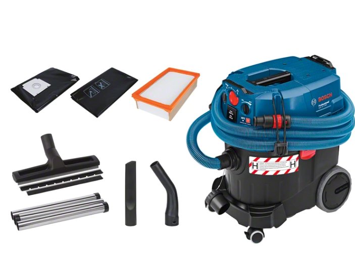 Aspirador  Bosch Professional Gas 35 H Afc En Seco/Mojado Azul/Negro 06019c3600