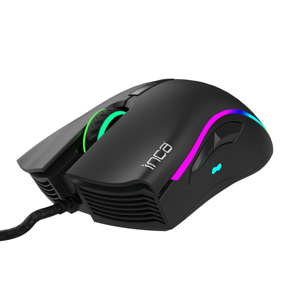 Ratón Gaming Inca Anahita Rgb Macro Keys Professional