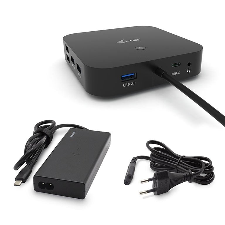 EAN 8595611703775 - i-tec C31DUALDPDOCKPD65W base para portátil y replicador de puertos Alámbrico USB 3.2 Gen 1 (3.1 Gen 1) T imagen 1