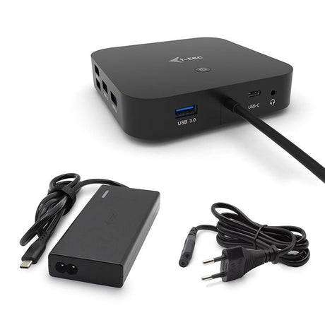 EAN 8595611703775 - i-tec C31DUALDPDOCKPD65W base para portátil y replicador de puertos Alámbrico USB 3.2 Gen 1 (3.1 Gen 1) T imagen 1