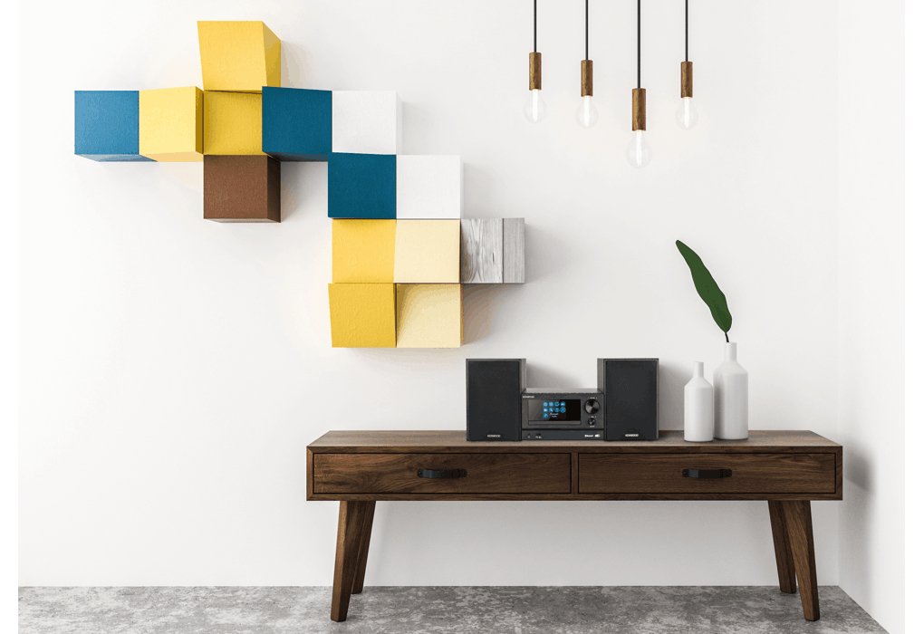 Kenwood M-7000s Smart Micro Hifi-Symem Mit Dab+, Wifi, Internetradio Negro