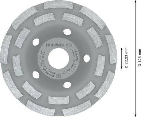 EAN 3165140993470 - Bosch 2 608 601 762 accesorio para amoladora angular Disco de desbaste imagen 3