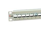 Equip Patchpanel 12x Cat6a 10" Ftp 1he Keymone Montage Ws