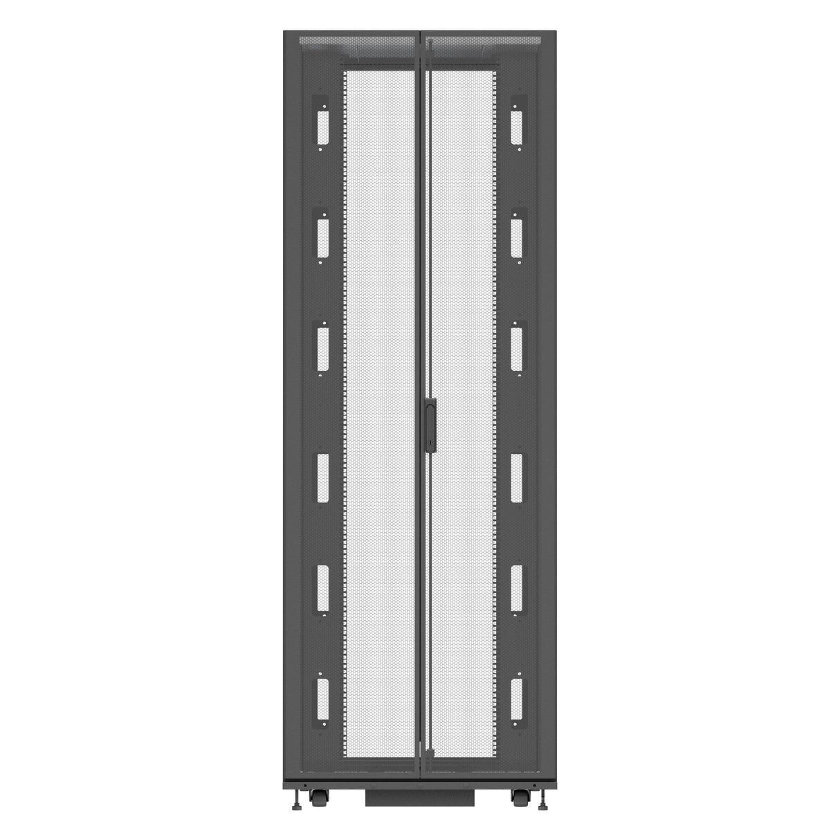 EAN 4061471035065 - Vertiv VR3357 armario rack 48U Rack o bastidor independiente Negro, Transparente imagen 3