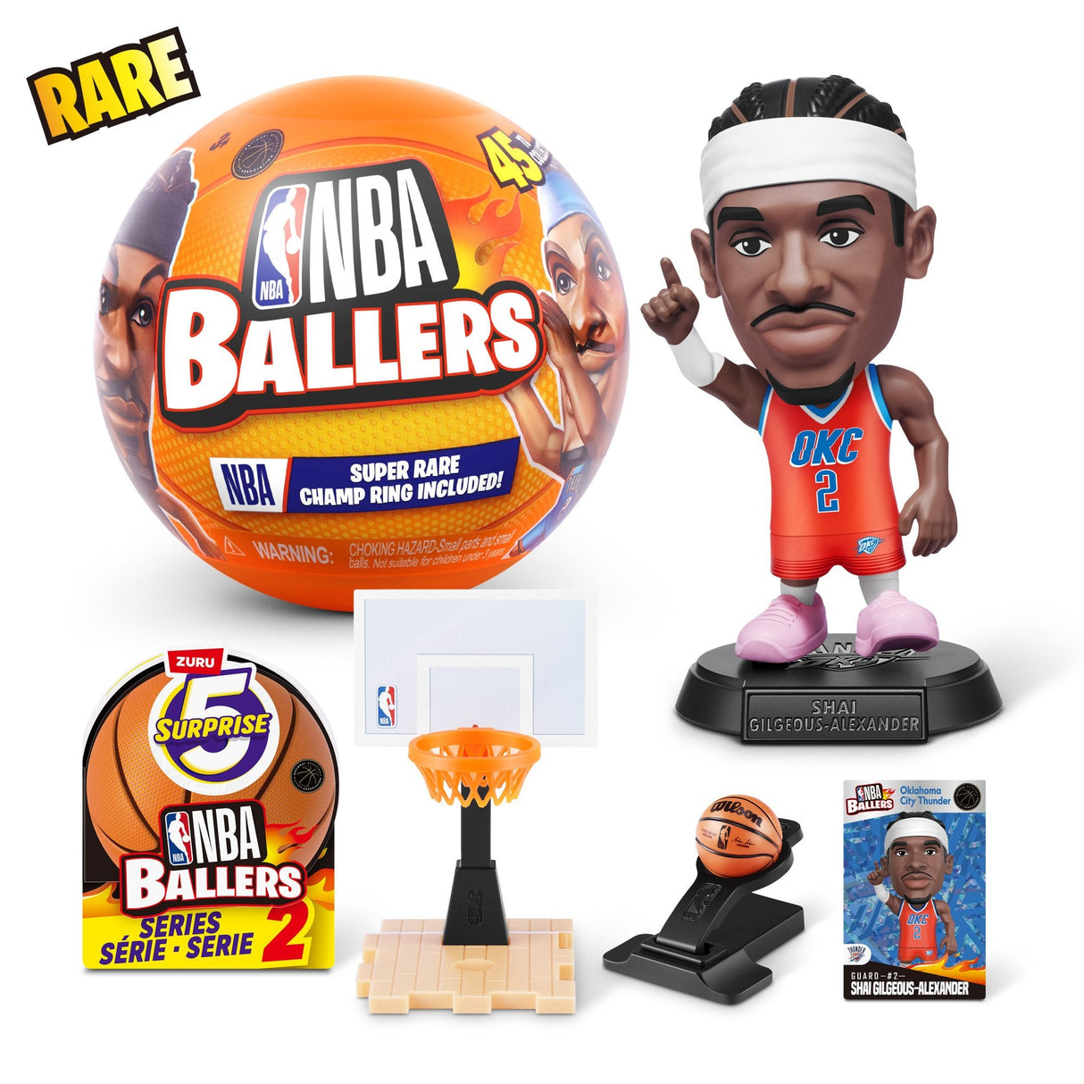 Zuru 5 Surprise - Nba Ballers Series 2, Artículo Ordenado De Personajes, Una Figura 77678gq1
