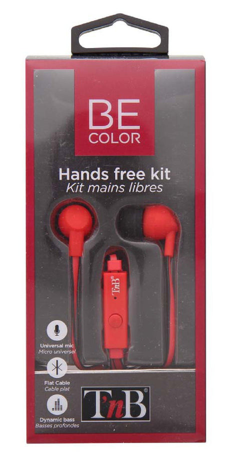 EAN 3303170079270 - T'nB ESBCRD auricular y casco Auriculares Alámbrico Dentro de oído Rojo imagen 3