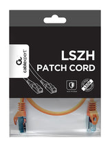 EAN 8716309125741 - Gembird PP6A-LSZHCU-O-0.25M cable de red Naranja 0,5 m Cat6 S/FTP (S-STP) imagen 1