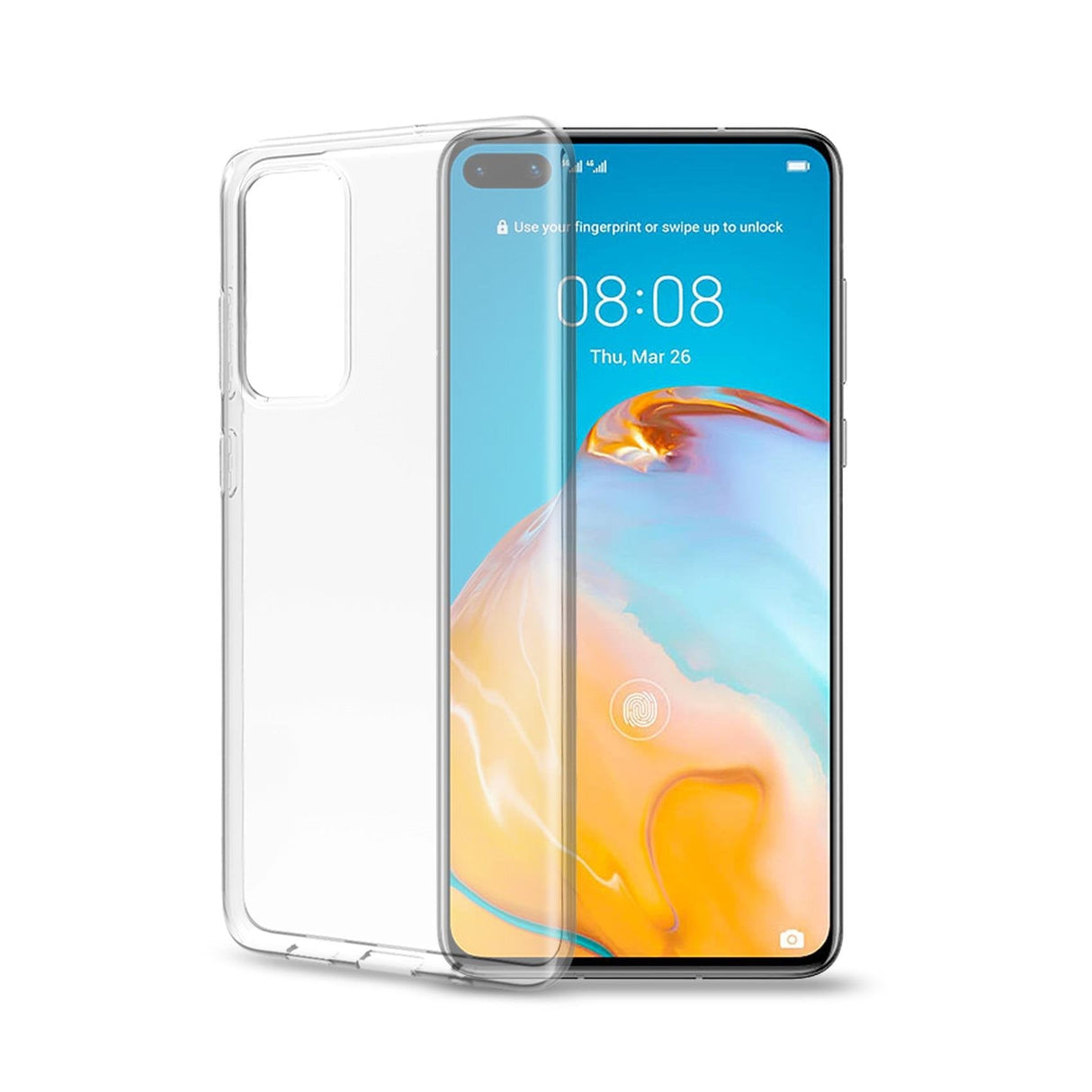 Celly Cover Huawei P40 Transparente