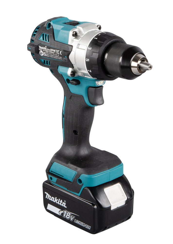Makita Taladro Atornillador Inalámbrico 18 Voltios Ddf486z