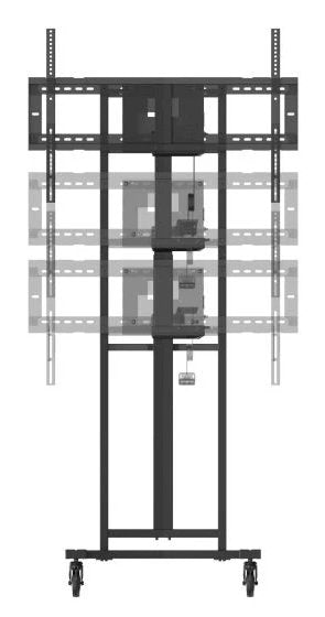 Viewsonic Ve-Mt-001 Accesorio Para Soporte De Pantalla De Señalización Rueda Giratoria