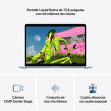 Apple Macbook Air 13,6' M5 10-Core Cpu 24gb 1tb Ssd 10-Core Gpu Azul