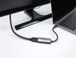 EAN 4043619642649 - DeLOCK 64264 adaptador de cable de vídeo 0,17 m USB Tipo C HDMI Negro, Gris imagen 1