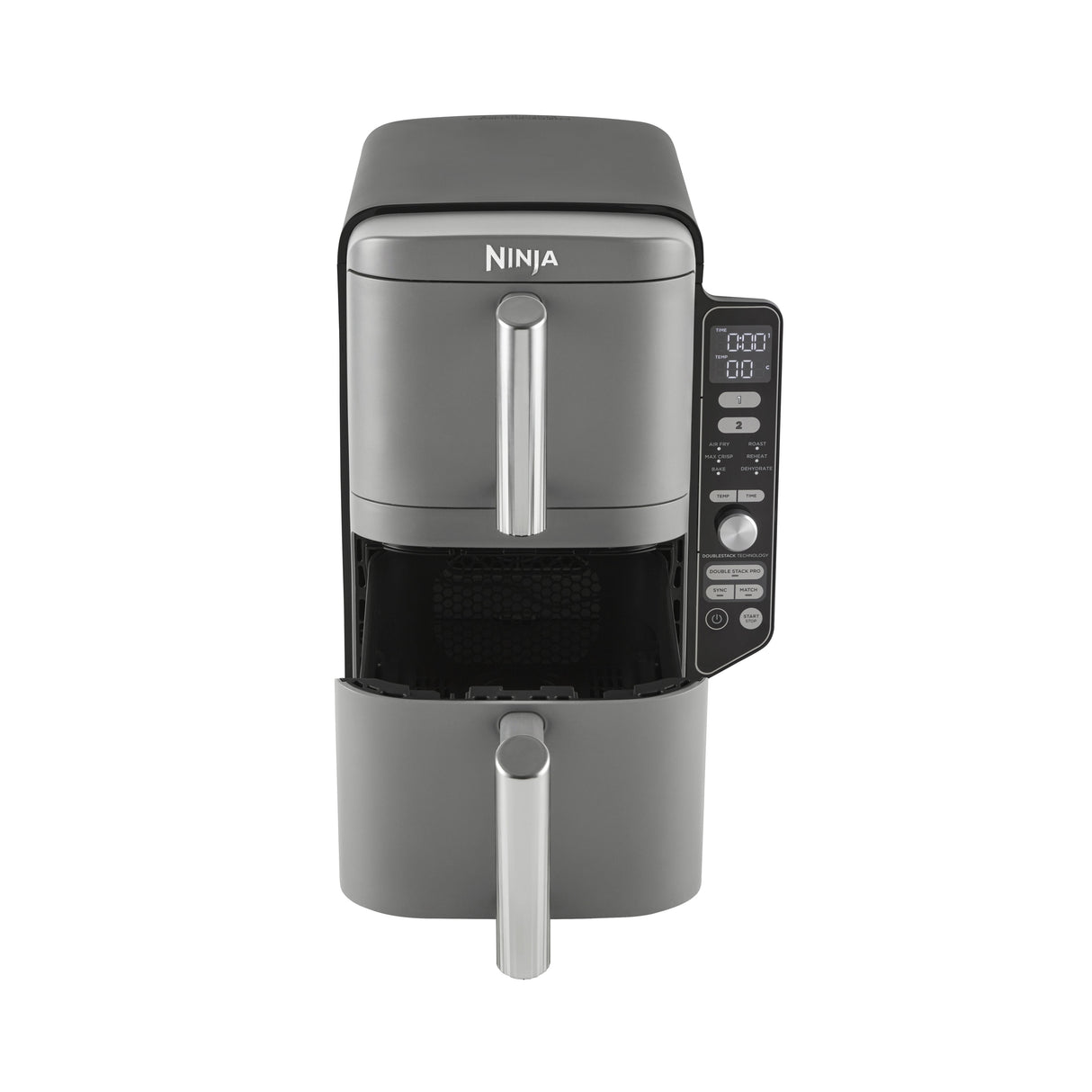 EAN 0622356280822 - Ninja SL400EU freidora Doble 9,5 L 2470 W Freidora de aire caliente Negro, Gris imagen 7