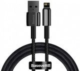Baseus Lightning Tungsten Series Cable 2.4a, 1m Black (Calwj-01)