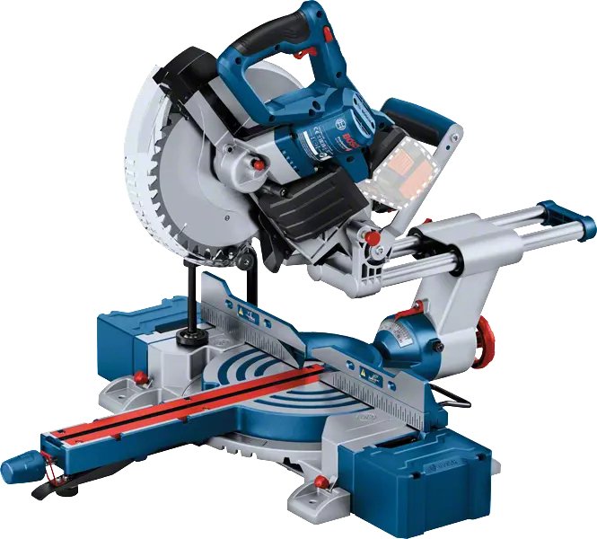 Tronzadora E Ingletadora A Batería Bosch Professional Biturbo Gcm 18v-254 D Professional Sierra Tronzadora E Ingletadora Azul, Sin Batería Ni Cargador