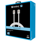 Sandberg Cable De Telefono Rj11-Rj11 10m