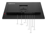 EAN 0198156726247 - Lenovo ThinkVision T24D-40 pantalla para PC 60,5 cm (23.8") 1920 x 1080 Pixeles Full HD LCD Negro imagen 12