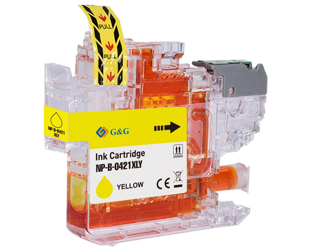 G&G Tinte Komp. Con Brother Lc421xly Patr. 500 Copias Amarillo