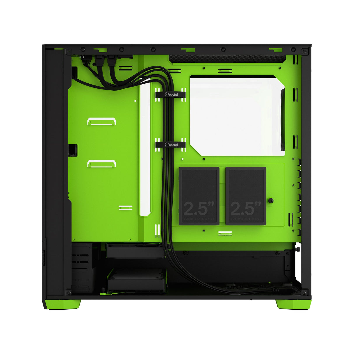 Caja Pc Fractal Design  Pop Air Rgb Green Core Tg Clear Tint