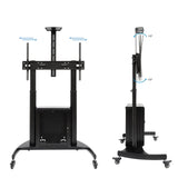 Soporte Suelo Ruedas "Narnia" Pantallas 60-100"