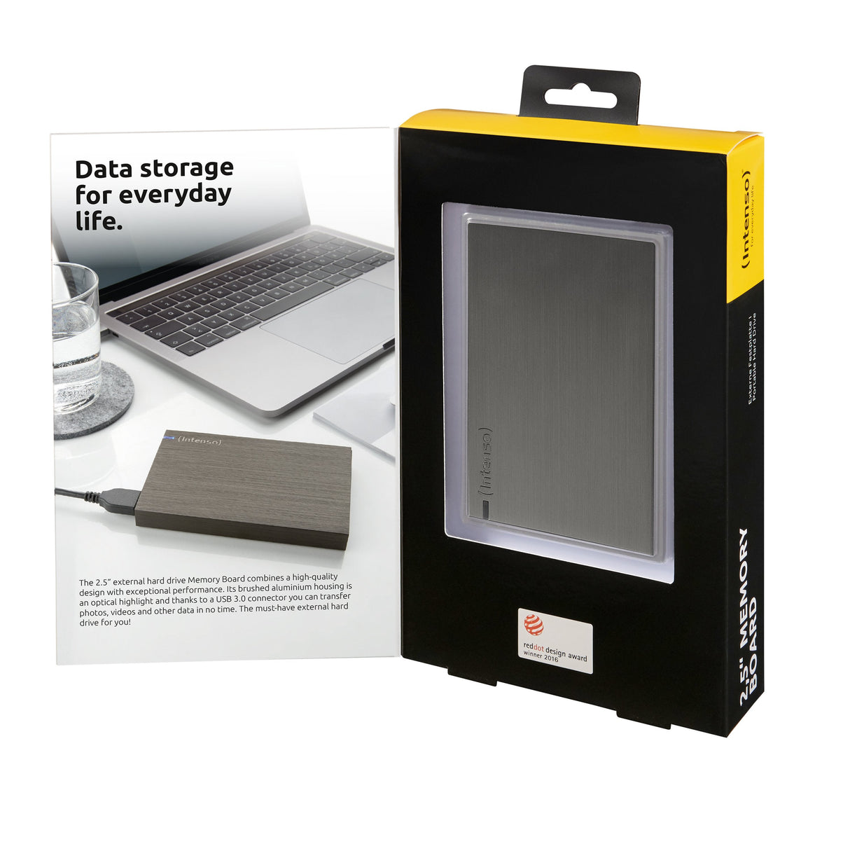 Disco Externo Hdd Intenso 6028680 2tb 2.5" Usb 3.0 Aluminio