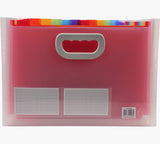 Exacompta Maletín Clasificador C/Asa 24 Compartimentos Cristal