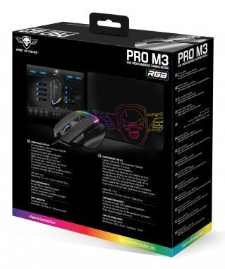 Ratón Gaming Spirit Of Gamer Pro-M3 Rgb Hasta 7200 Dpi