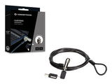 Cable De Seguridad Conceptronic Nano Custodio02bnm Con Llave Compatible Con Llave Maestra