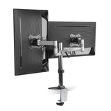 Logilink Bp0077 Soporte De Mesa Para Pantalla Plana 68,6 Cm (27") Atornillado Negro, Acero Inoxidable