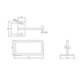 Roline Cablese, 40x80 Mm, Metall, Cableeinfhrung Seitlich