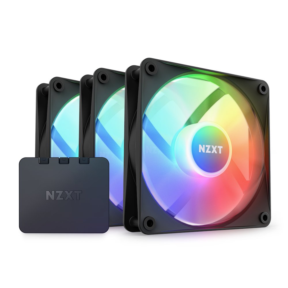 Ventilador Nzxt F120 Rgb Core Triple Pack 120x120x26, Pc Rf-C12tf-B1