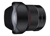 Objetivo Samyang Af 14mm F2.8 F Slr  Ancho Negro