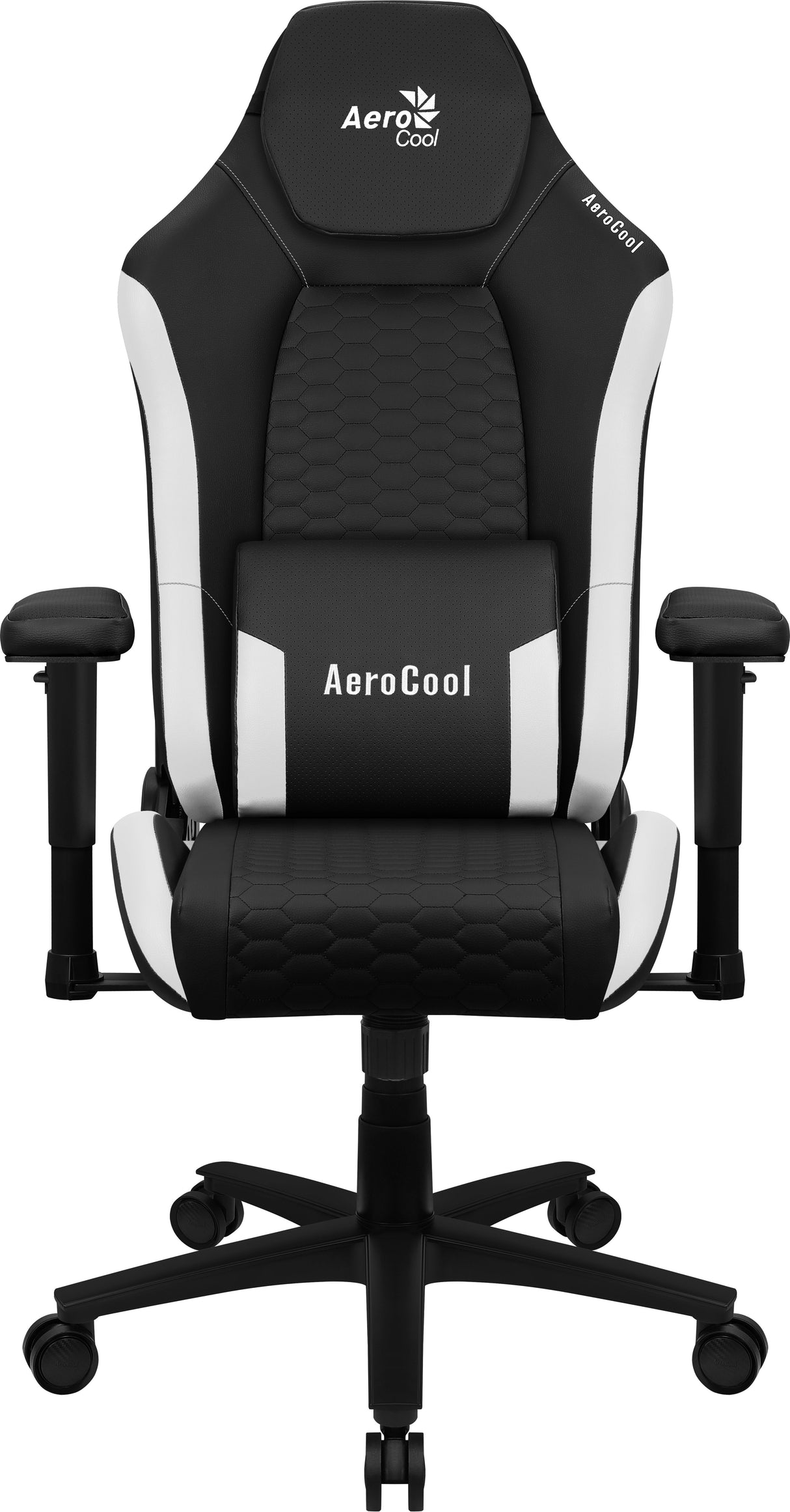Silla Gaming Aerocool Crown/ Blanca Y Negra