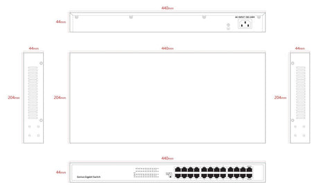 EAN 5715063808290 - Lanview LVN-1UMOUNT-24PORT-1G no categorizado imagen 2