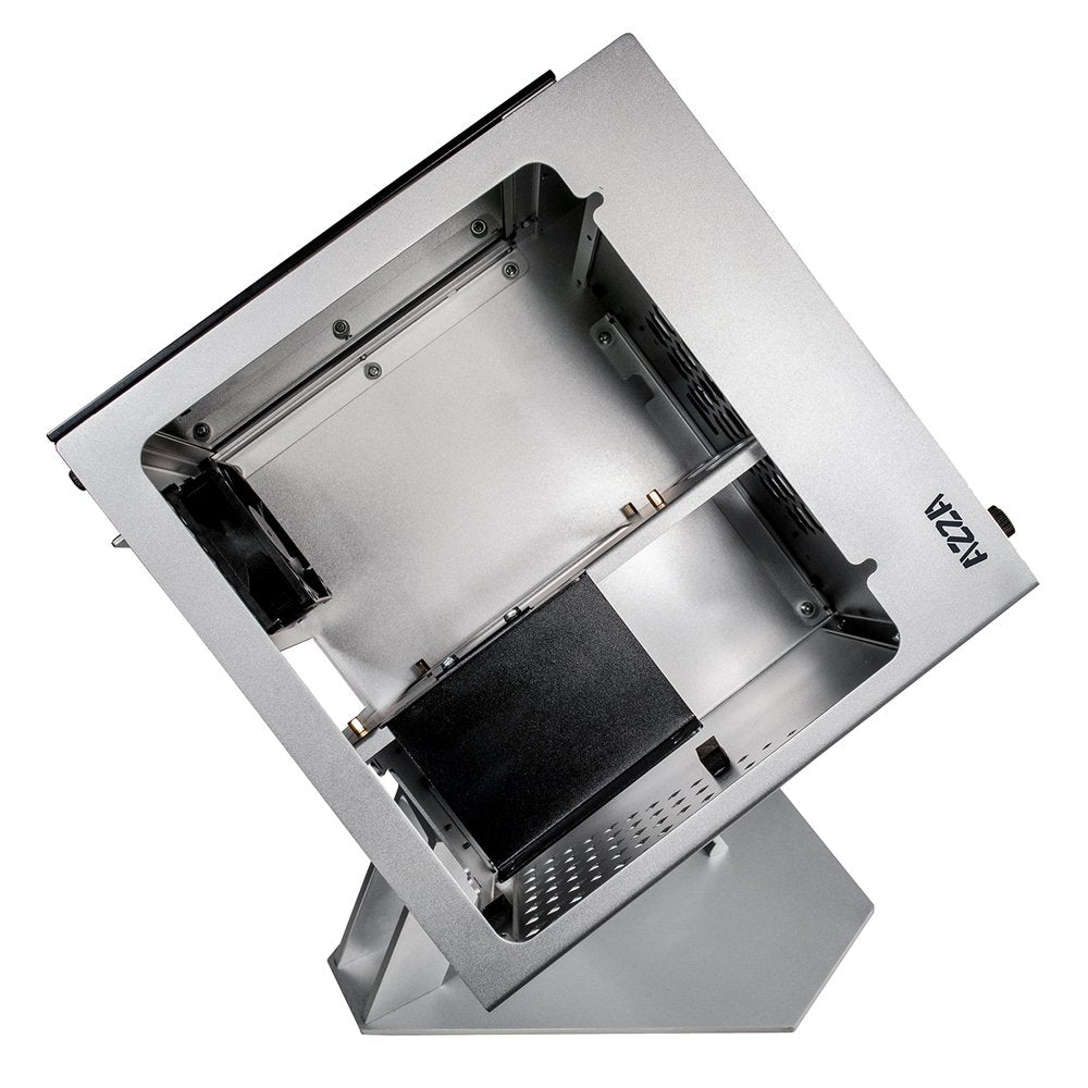 Caja Pc Azza Cube Mini 805 Cube Gaming , Plata / Aluminio, Vidrio Templado