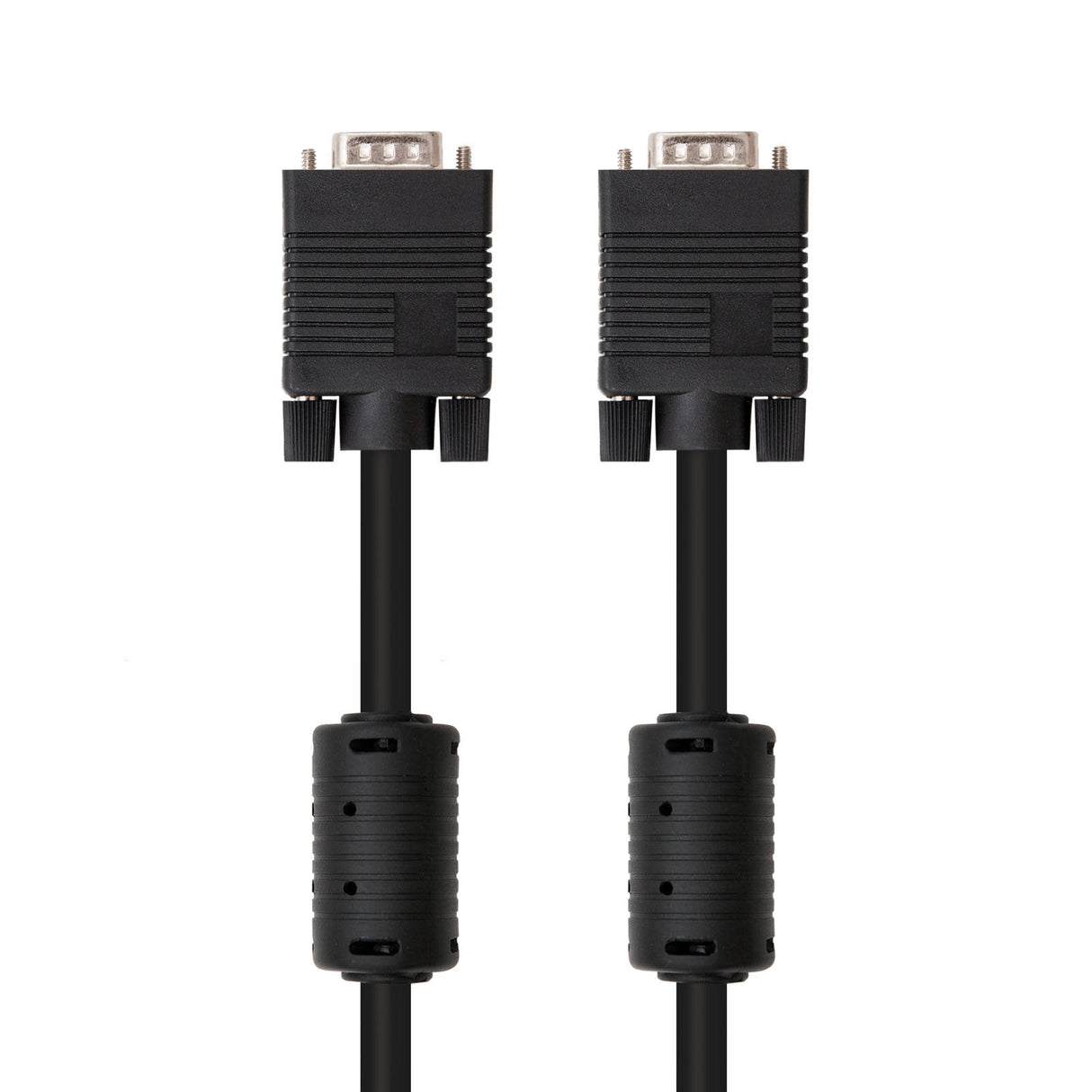 Nanocable Cable Svga Con Ferrita Hdb15 Macho A Hdb15 Macho 1.80m - Negro