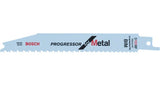 Bosch Professional Solid Saw Blade S 123 Xf Progressor Para Metal, 5 Piezas De Longitud 150 Mm 2608654402