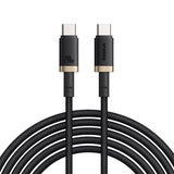 Dura Fast Charging Data Cable Usb-C To Usb-C 240w 1m Gold Black