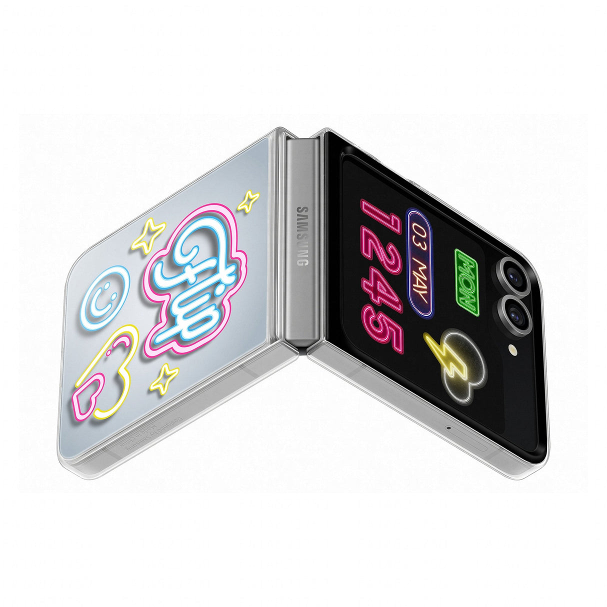 EAN 8806095613895 - Samsung EF-ZF741CTEGWW funda para teléfono móvil 17 cm (6.7") Transparente imagen 2
