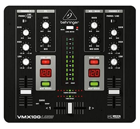 EAN 4033653130363 - Behringer VMX100USB mezclador DJ 2 canales Negro imagen 1