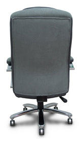 Piqueras Y Crespo Forol Sillon Ergo531 Basculante Tapizado Tela Y 3d Color Gris Base Cromo Ruedas Nailon 60mm