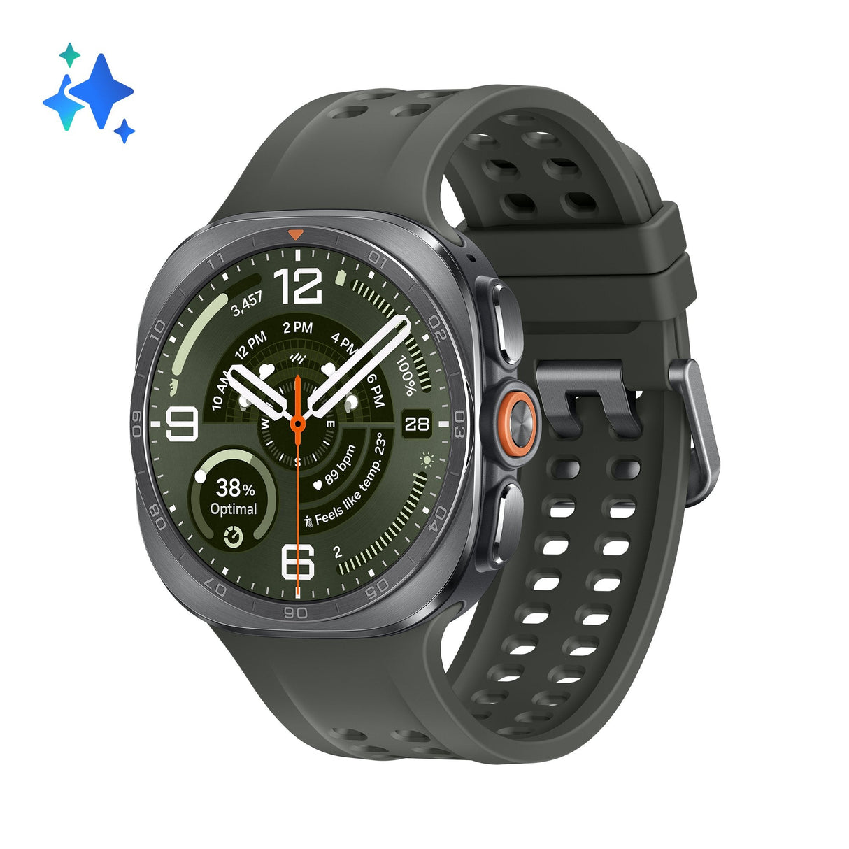 Watch Samsung Galaxy Watch Ultra 2 L715 (2026) 47mm Lte Region East- Titanium Silver