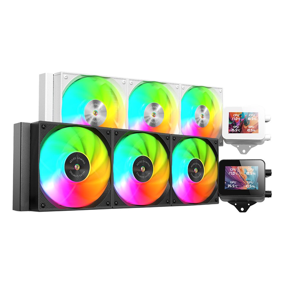EAN 8435693108658 - Mars Gaming MLVISION360 sistema de refrigeración para ordenador Procesador Sistema de refrigeración líqui imagen 3