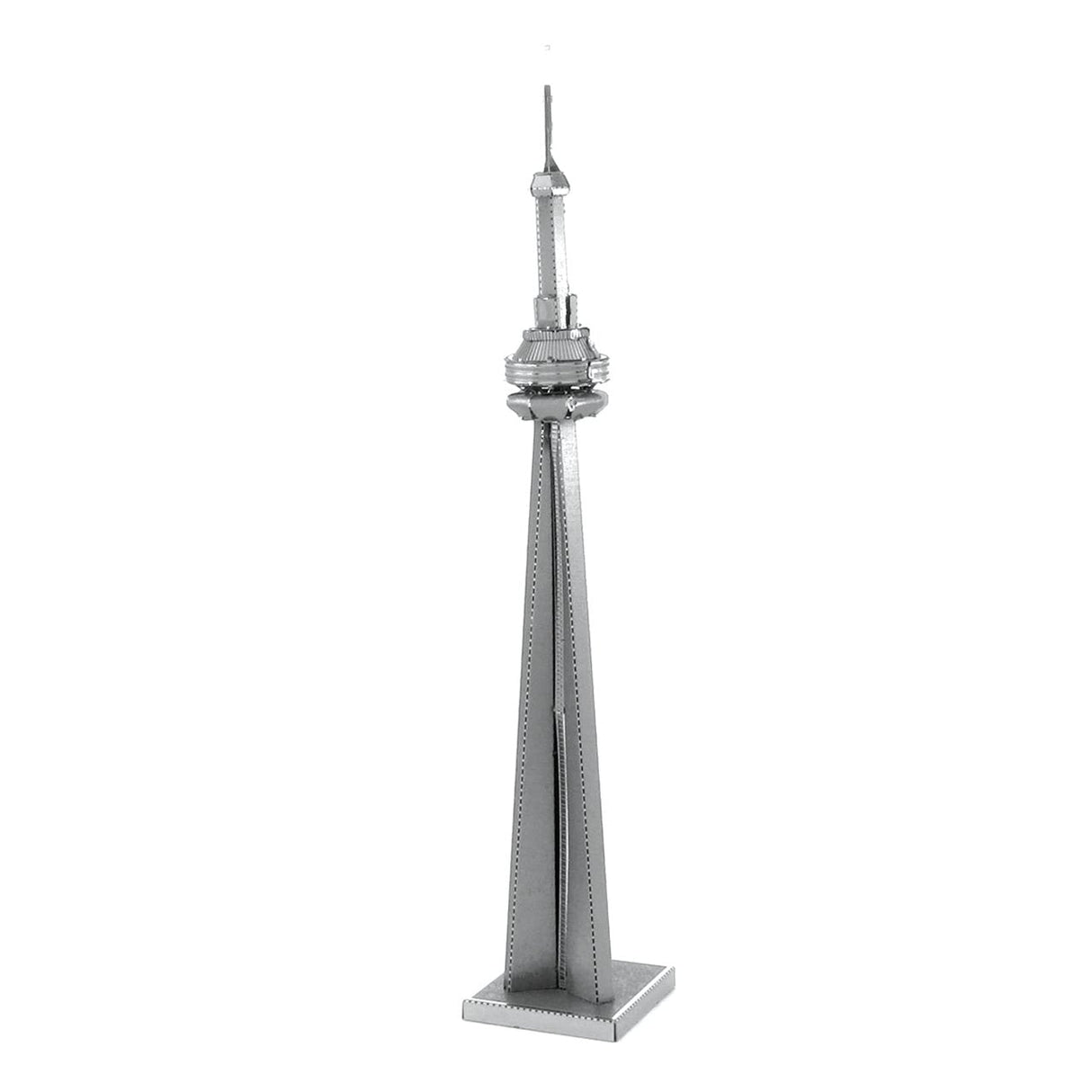 Maqueta 3d Metal Fascinations Cn Tower Toronto Montaje Sin Pegamento Ni Soldadura Maquetas 3d